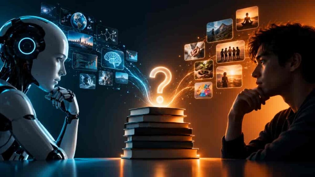 when ai knows everything what should humans learn?
